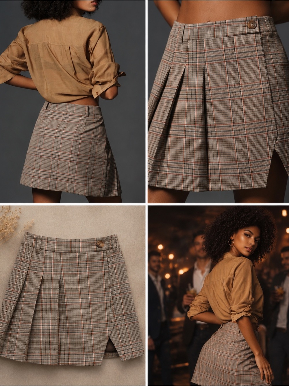 NWT Walter Baker Sia Pleated Mini Skirt from Anthropologie ✨